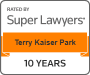 Rated By Super Lawyers | Terry Kaiser Park | 10 Years