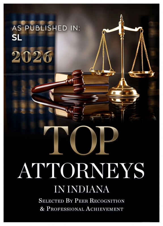 AS PUBLISHED IN: SL 2026 | TOP ATTORNEYS IN INDIANA | SELECTED BY PEER RECOGNITION & PROFESSIONAL ACHIEVEMENT